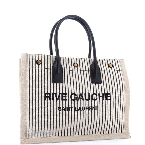Saint Laurent Rive Gauche Shopper Tote #157935S11B - Picture 3 of 8